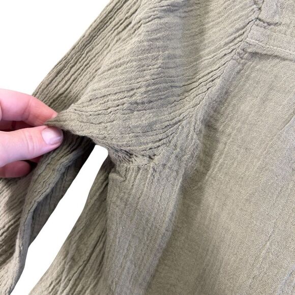 $188 Current/Elliott The Picnic shirt in green - Picture 11 of 14